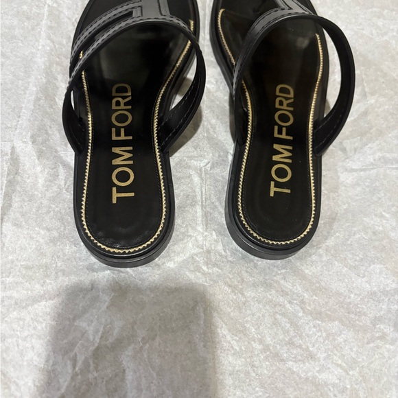 Tom Ford Black Slide Sandals - Picture 4 of 10
